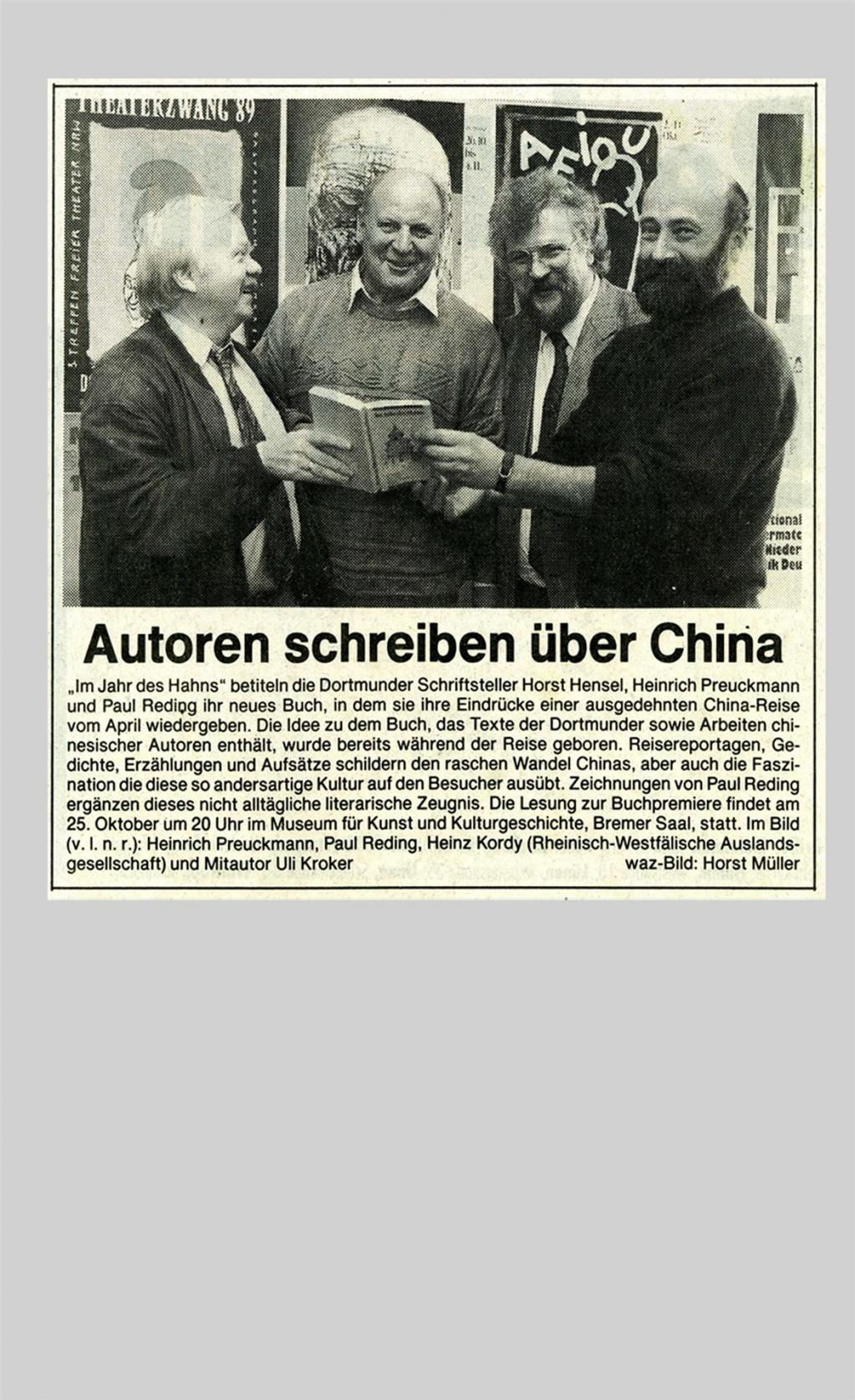 Westdeutsche Allgemeine, 23.10.1993