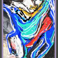 Pegasus mit lesendem Poeten